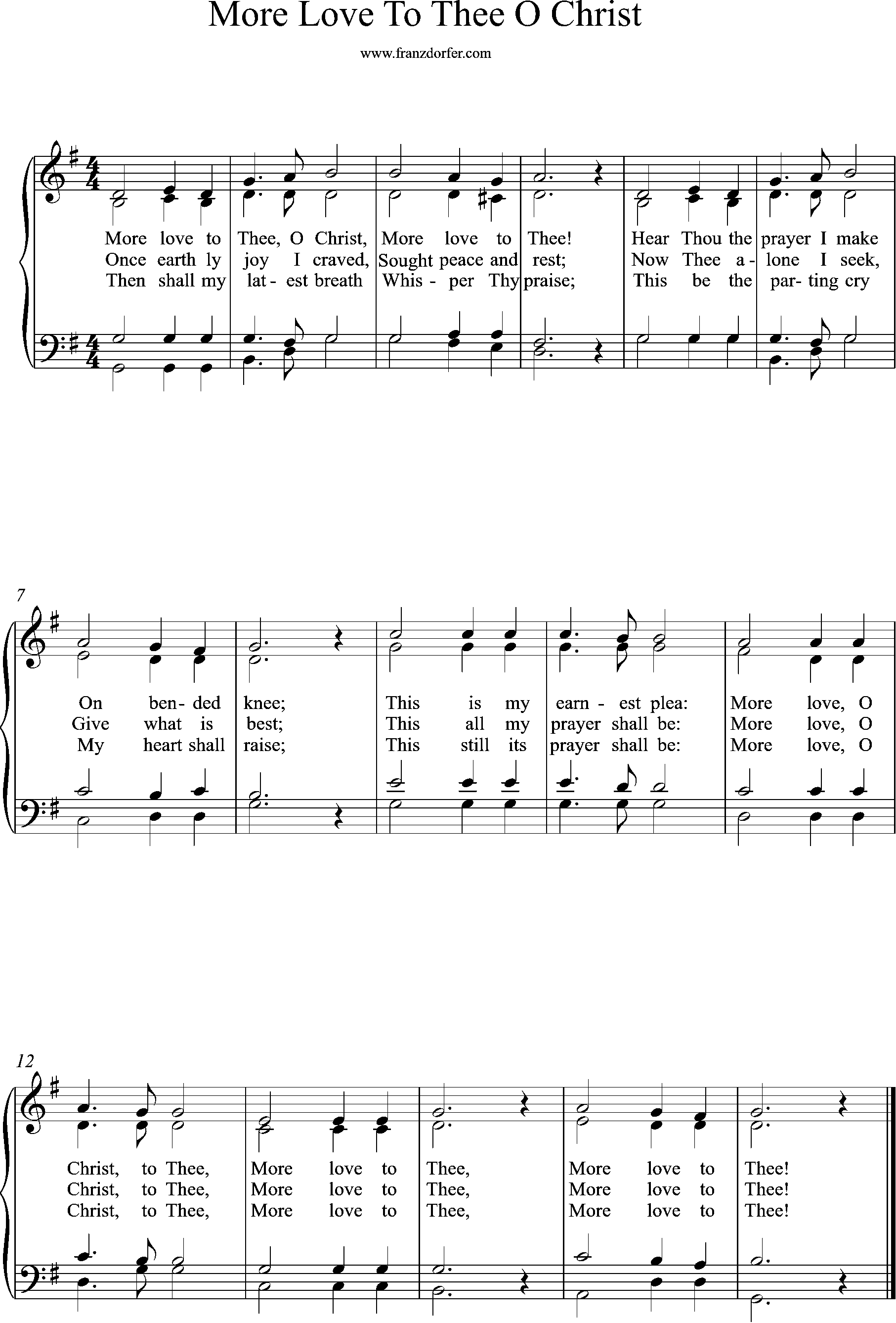 choir-, organ-sheetmusic, F-Major